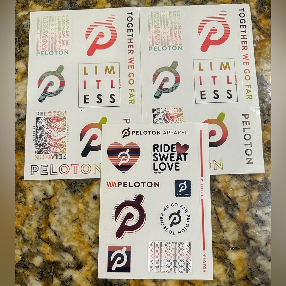 Peloton Sticker Bundle 3 Pack